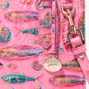 Brahmin LIMITED EXCLUSIVE Pink Melbourne Sardine Cami Satchel BNWT